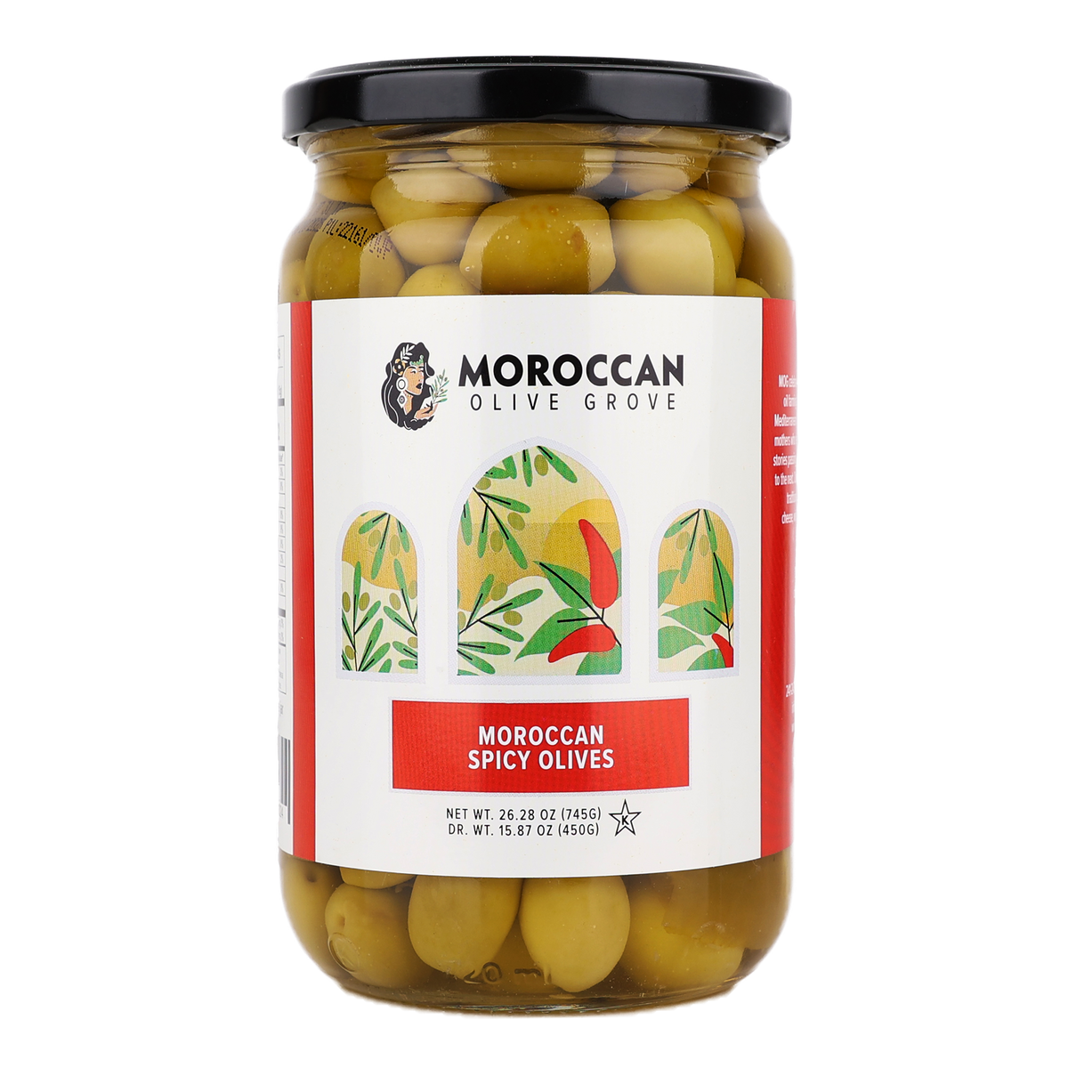 Moroccan Spicy Olives - 740g – Moroccan Olive Grove