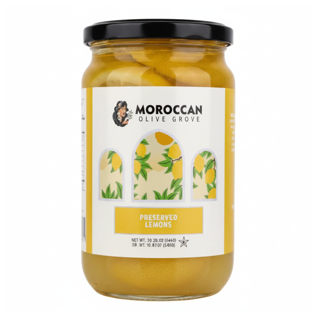 Moroccan Preserved Lemons 740 g – Moroccan Olive Grove