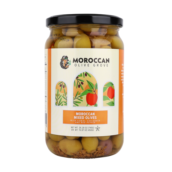 Moroccan Mixed Olives - 740g – Moroccan Olive Grove